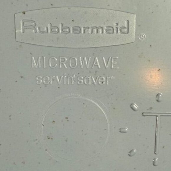 Vintage 6pc Rubbermaid Blue Microwave Servin' Saver Divided Dishes with Lids - Picture 8 of 10